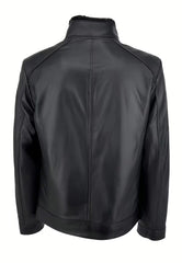 Luxus-Lammfelljacke Kevin | Schwarz & Merino-Lammfell