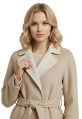 Coat made of wool and alpaca - Isadora