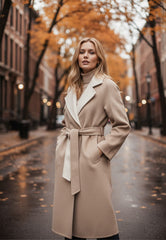 Cashmere wool coat