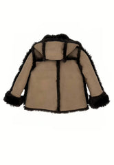 Lambskin Jacket Snowflakes – Natural Warmth