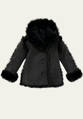 Lambskin Jacket Luan Merino Black – Earthy Elegance