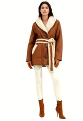 Shearling Lambskin Jacket - Soft Contours, Strong Presence