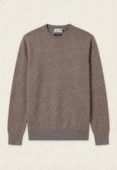 Unisex Cashmere Sweater Soft Taupe - Premium Wool Sweater
