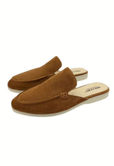 Men's Leather Loafers Whiskey HOL51