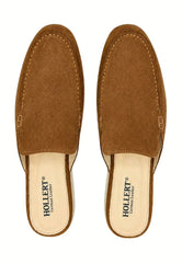 Men's Leather Loafers Whiskey HOL51