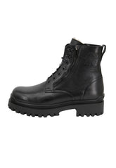 Sheepskin Men's Street Shoes Model 0692 Black