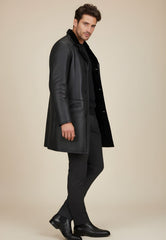 Men's Lambskin Coat Antonio Black