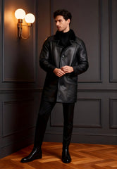 Men's Lambskin Coat Antonio Black