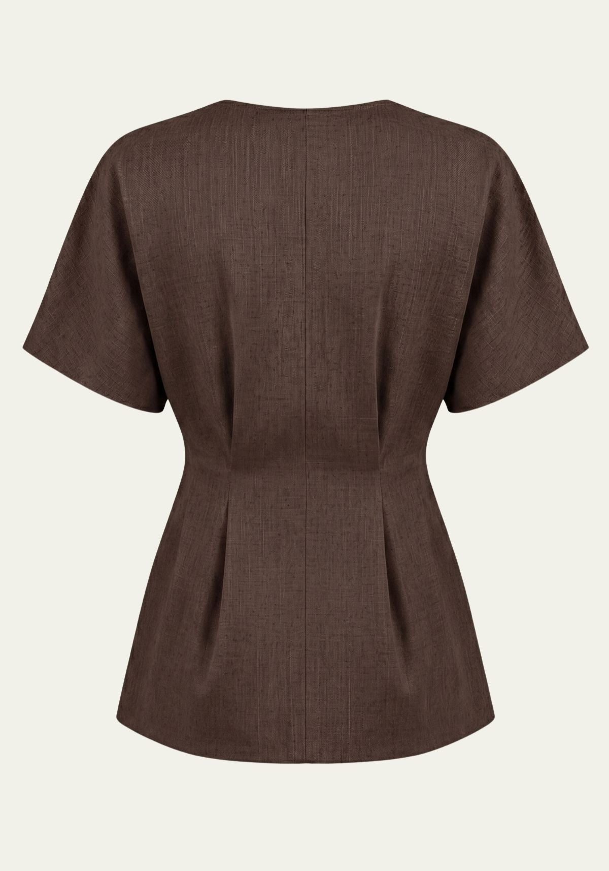 Women's Shirt & Women's Pants Brown Blazer & Palazzo Pants