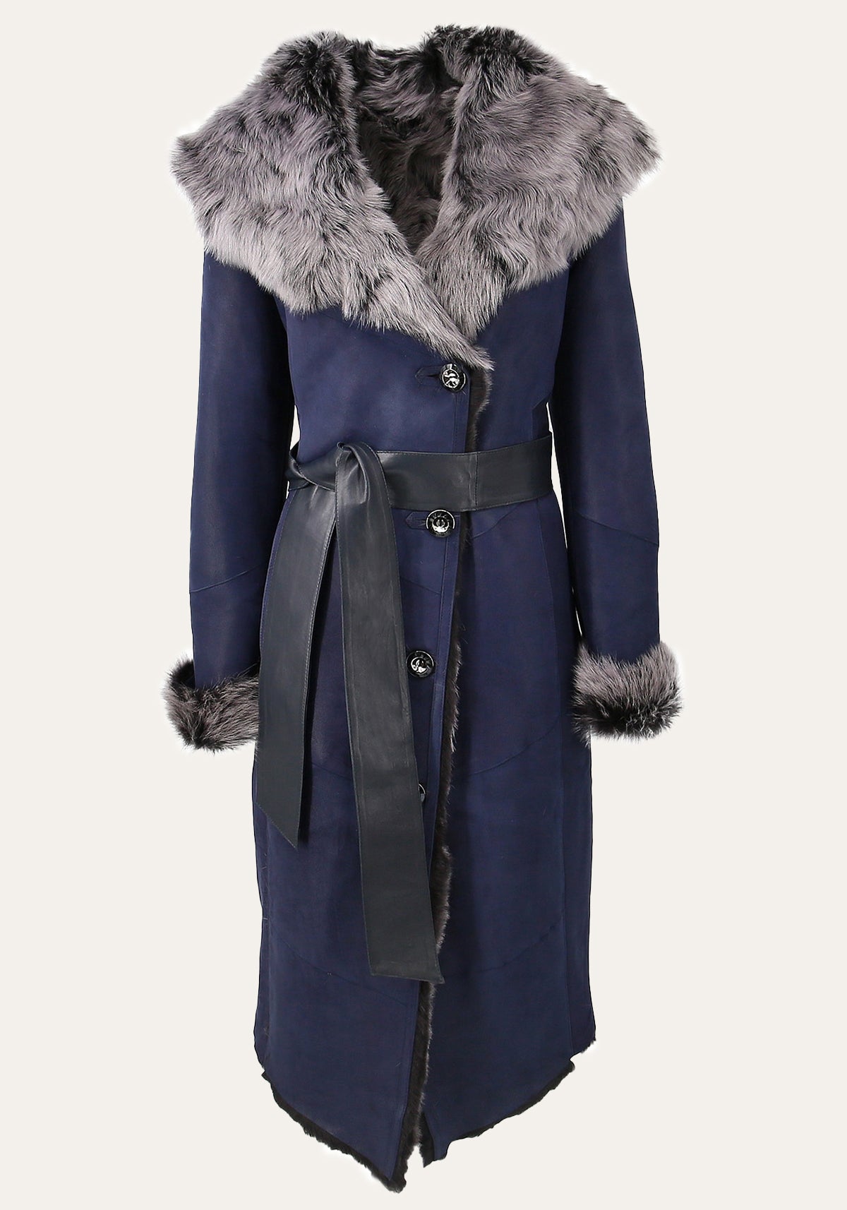 Hollert Blue Valmere - Midnight Handcrafted Toscana Coat