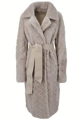 Lambskin Coat Alisa - Beige