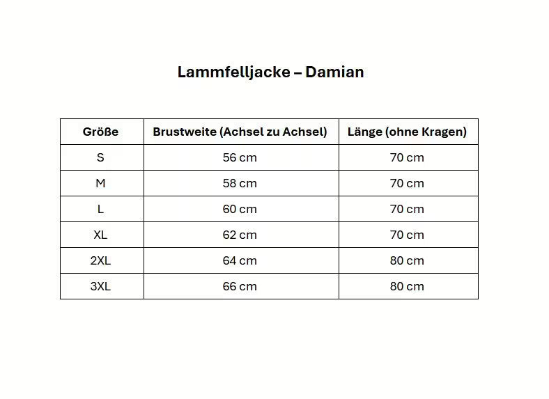 Luxus-Lammfelljacke Damian | Dunkelblau – Pilotenstil & Merino-Lammfell
