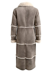 Ladies' Lambskin Coat Alina - Soft Warmth from Shearling with Natural Sophistication