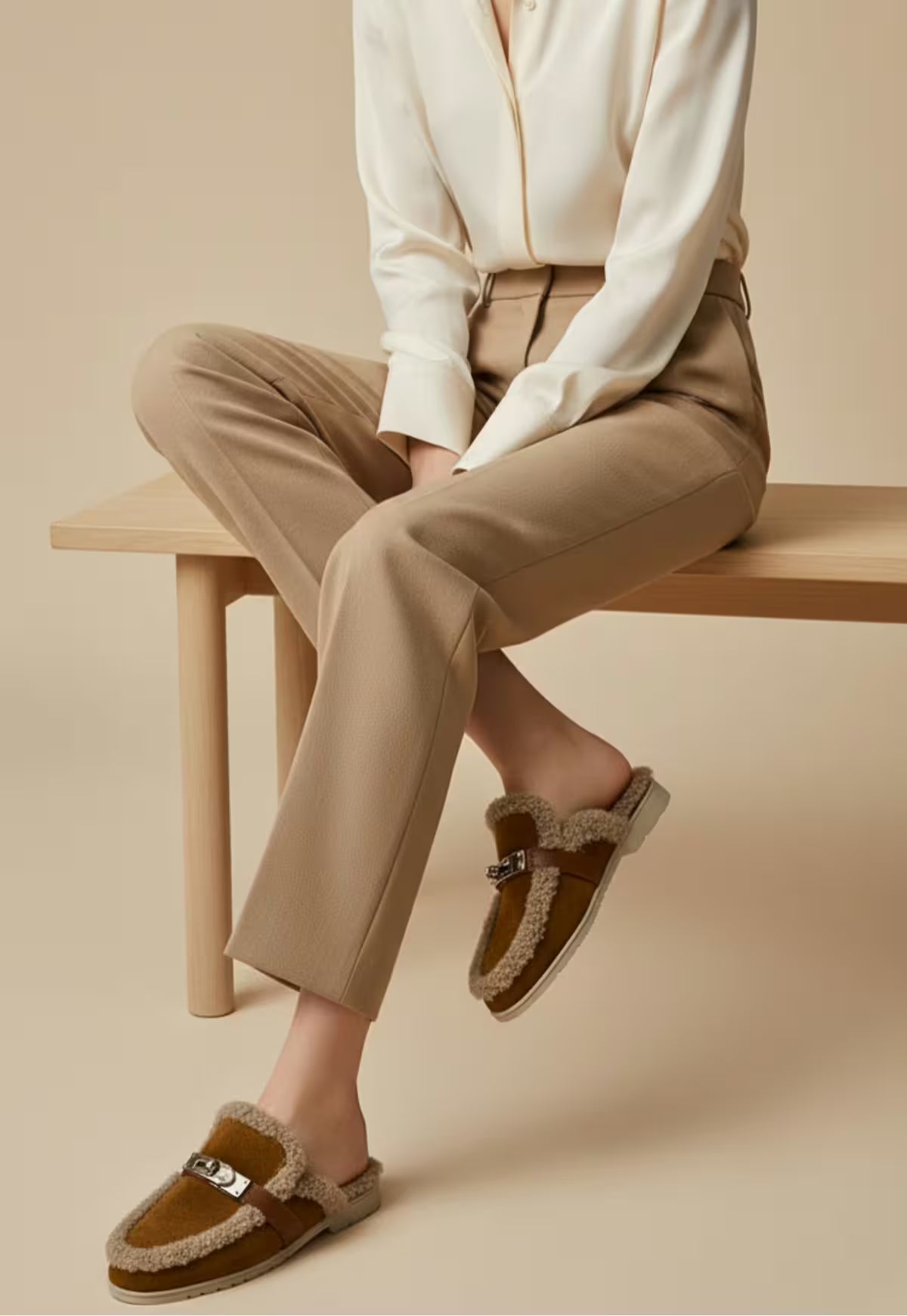 Siena Lambskin Women's Mules Brown