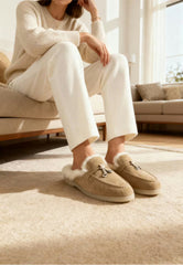 Fiorana Women's Shearling Mules Sand