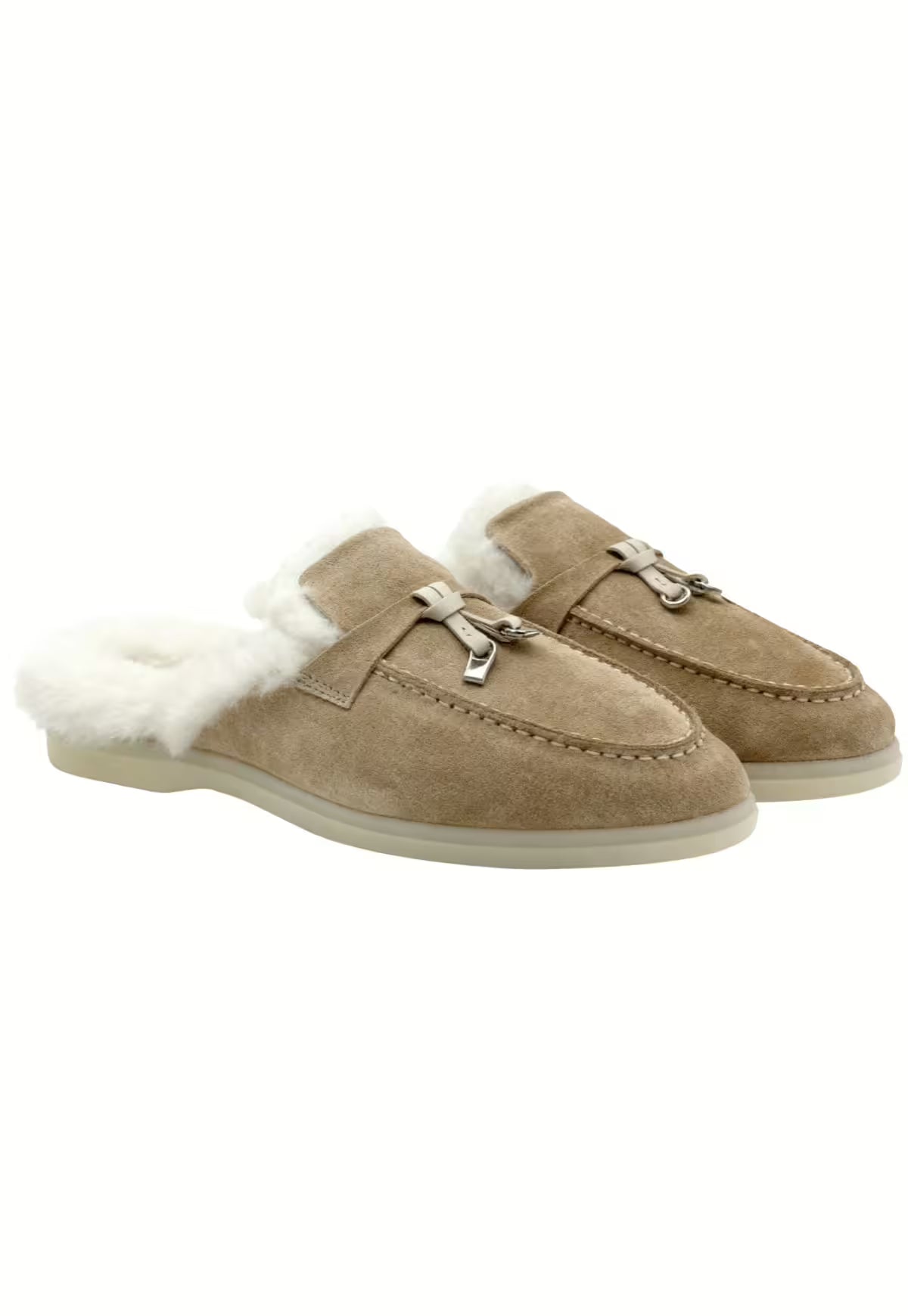 Fiorana Women's Shearling Mules Sand