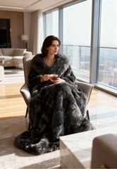 Lambskin Blanket Merino 210 x 175 cm Model 2509 Grey