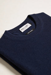 Unisex Cashmere Sweater Dark Navy - Premium Wool Sweater