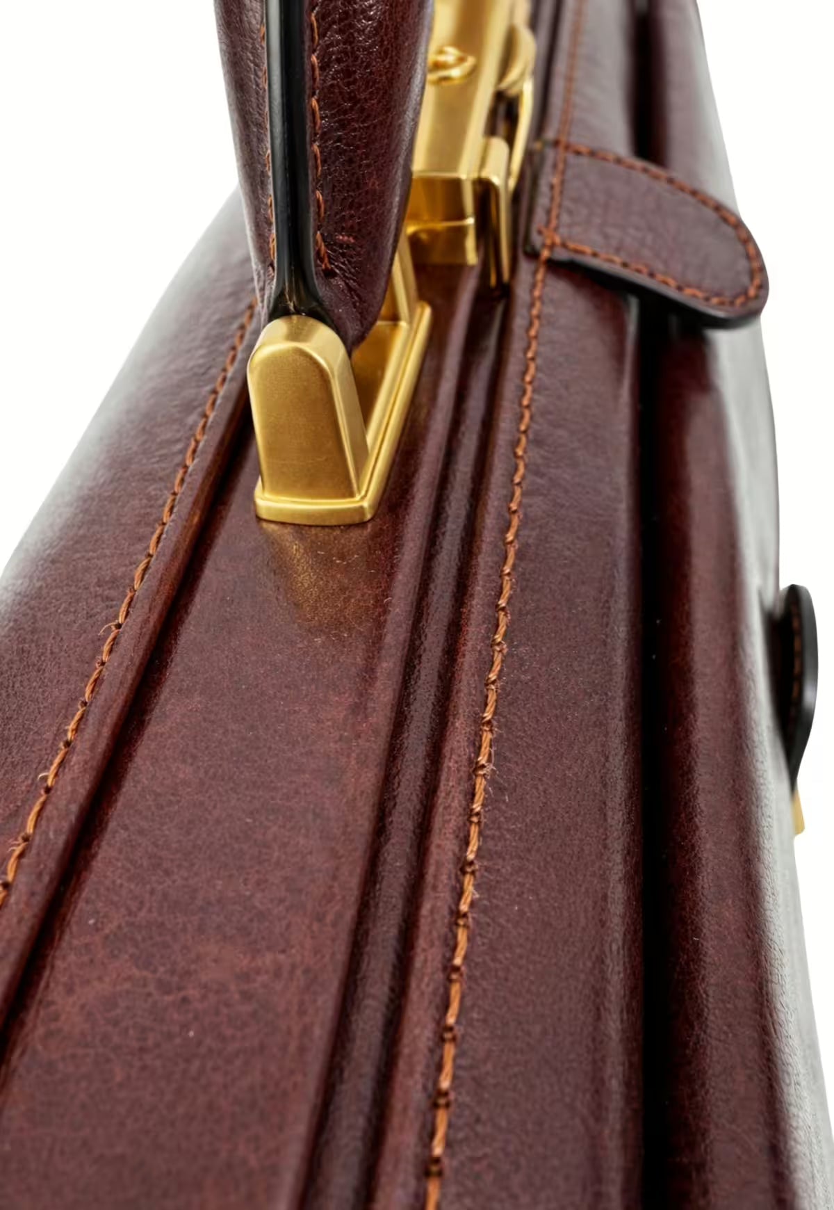 Spacious doctor's bag made of Italian full-grain leather – timeless & unisex
