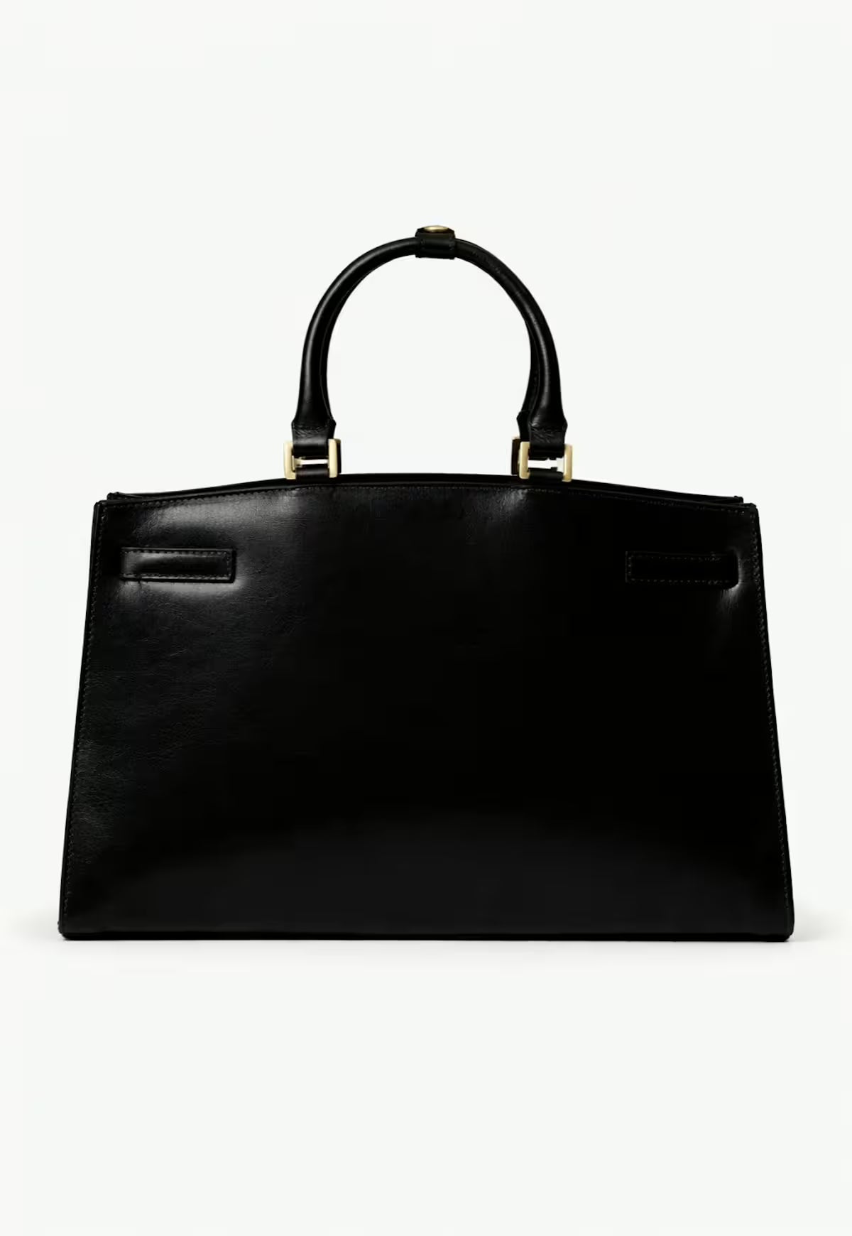 Elegant Leather Hobo Bag - Noravia Black