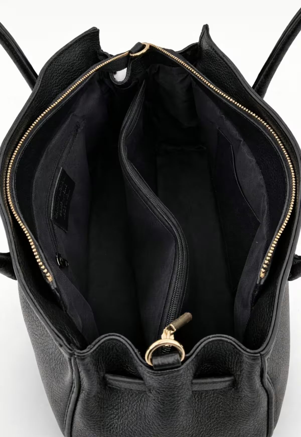 Women's Handbag Genuine Leather Black – Timeless Business Design