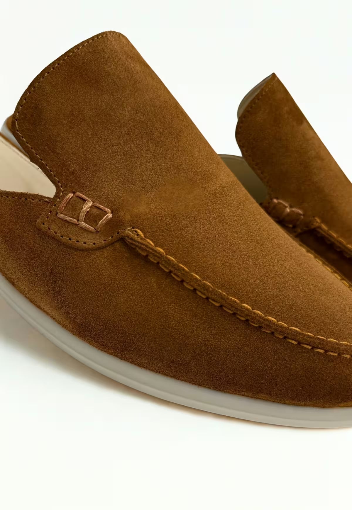 Men's Leather Loafers Whiskey HOL51