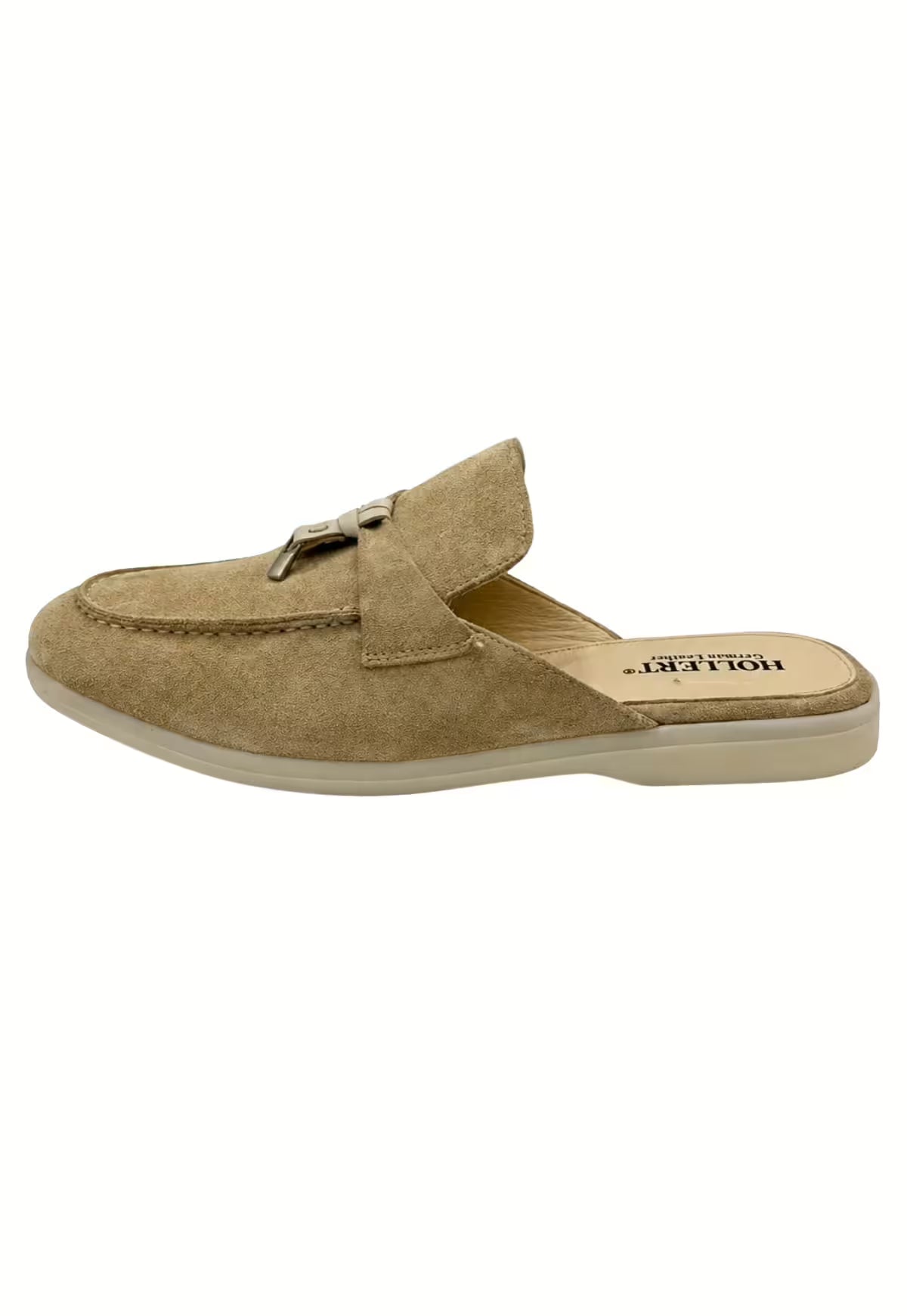 Men's Beige Loafers with Tassel Detail (HOL70)