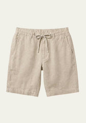 Linen shorts in beige made of 100% linen – relaxed, airy, timeless